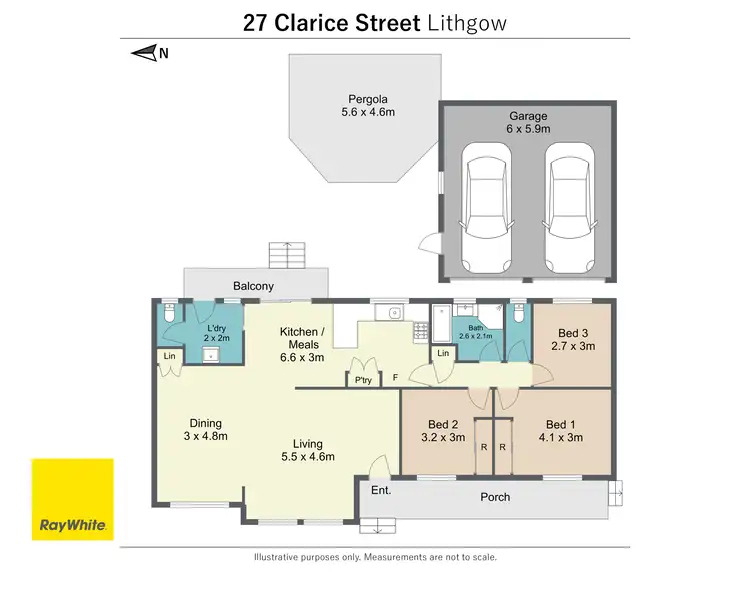 Floorplan of Homely house listing, 27 Clarice Street, Lithgow NSW 2790