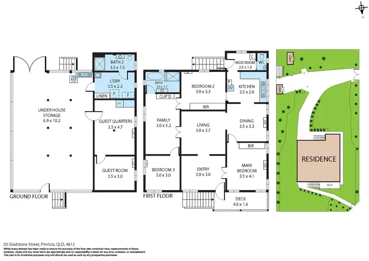 Floorplan of Homely house listing, 50 Gladstone Street, Pimlico QLD 4812