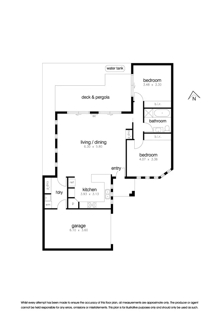 Floorplan of Homely unit listing, 4/21 Romawi Street, Altona VIC 3018