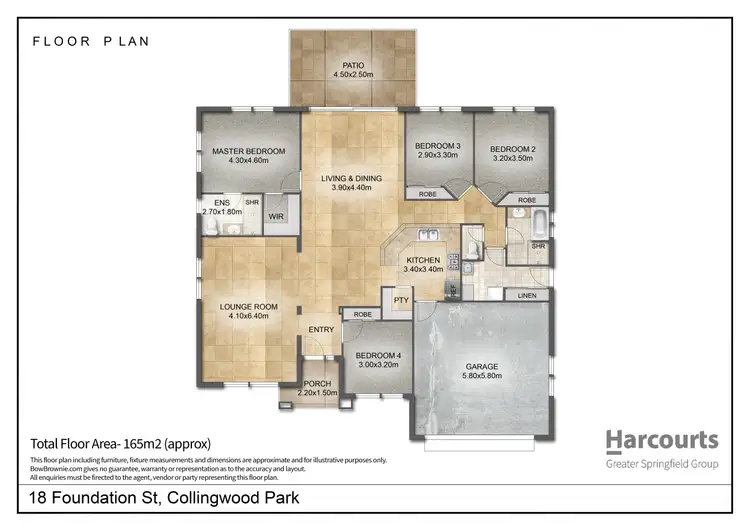 Floorplan of Homely house listing, 18 Foundation Street, Collingwood Park QLD 4301