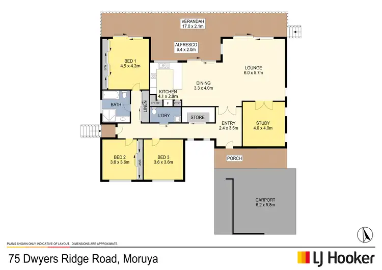 Floorplan of Homely house listing, 75 Dwyers Ridge Road, Moruya NSW 2537
