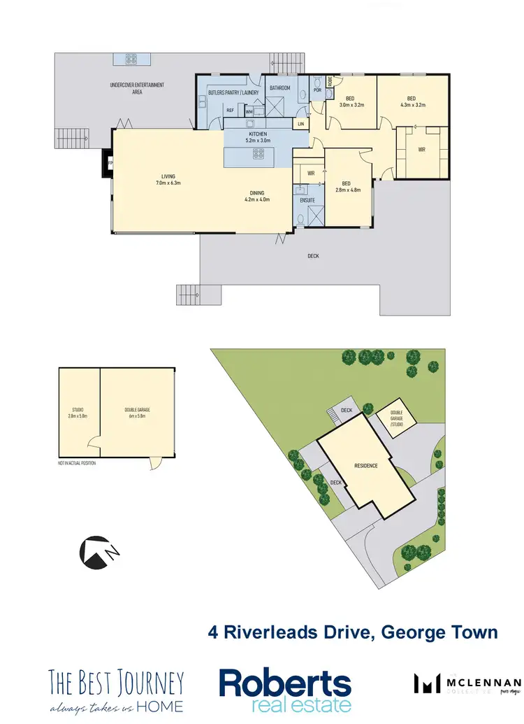 Floorplan of Homely house listing, 4 Riverleads Drive, George Town TAS 7253