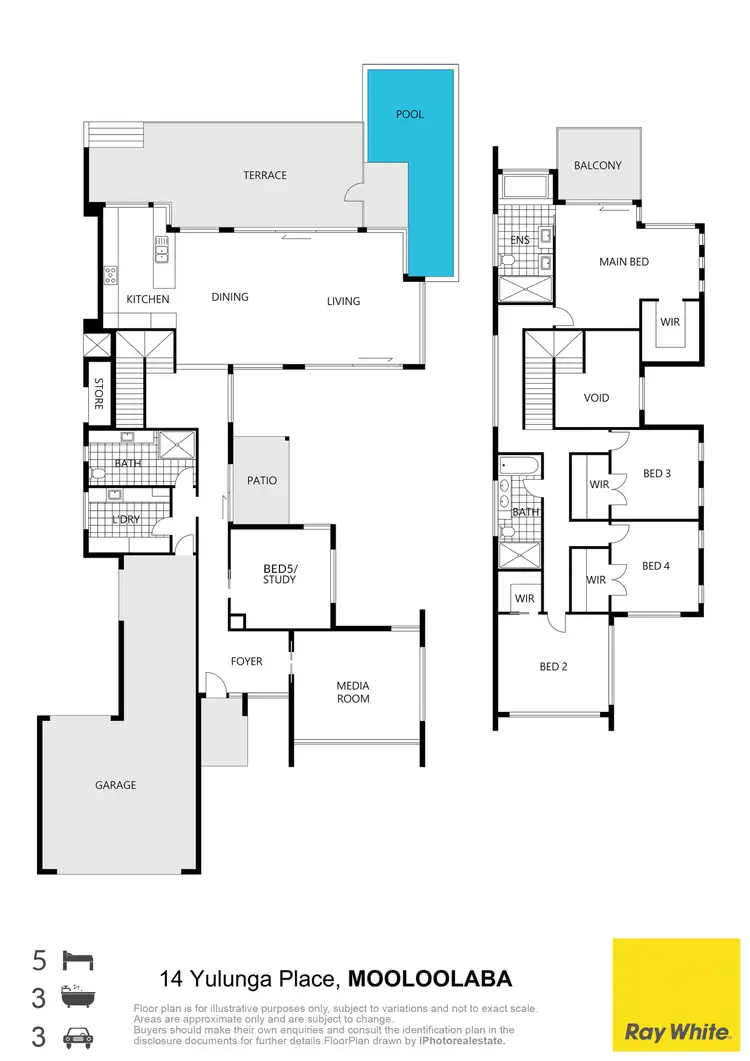 Floorplan of Homely house listing, 14 Yulunga Place, Mooloolaba QLD 4557
