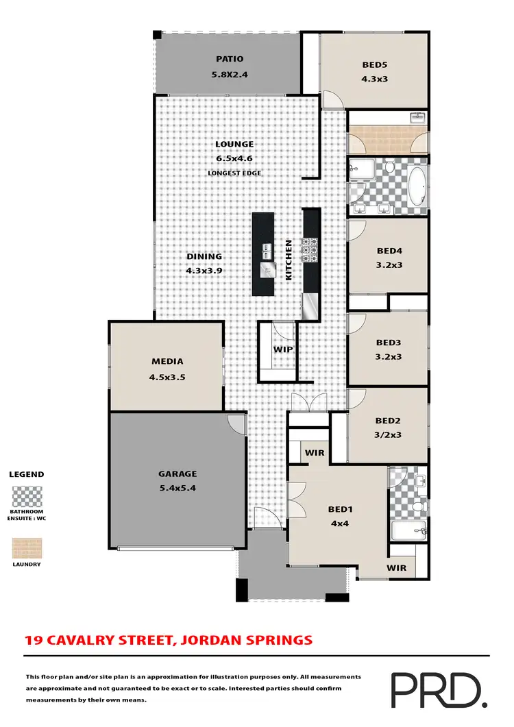 Floorplan of Homely house listing, 19 Cavalry Street, Jordan Springs NSW 2747