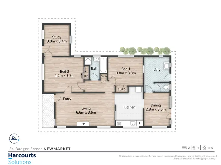Floorplan of Homely house listing, 24 Badger Street, Newmarket QLD 4051