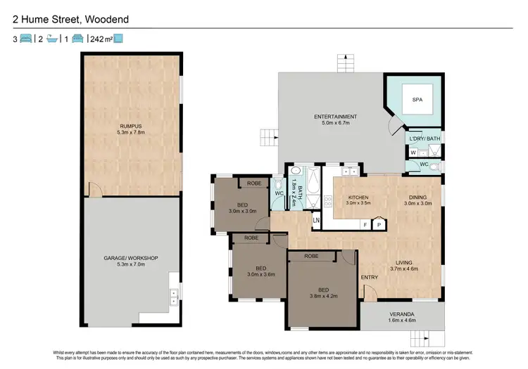 Floorplan of Homely house listing, 2 Hume Street, Woodend QLD 4305