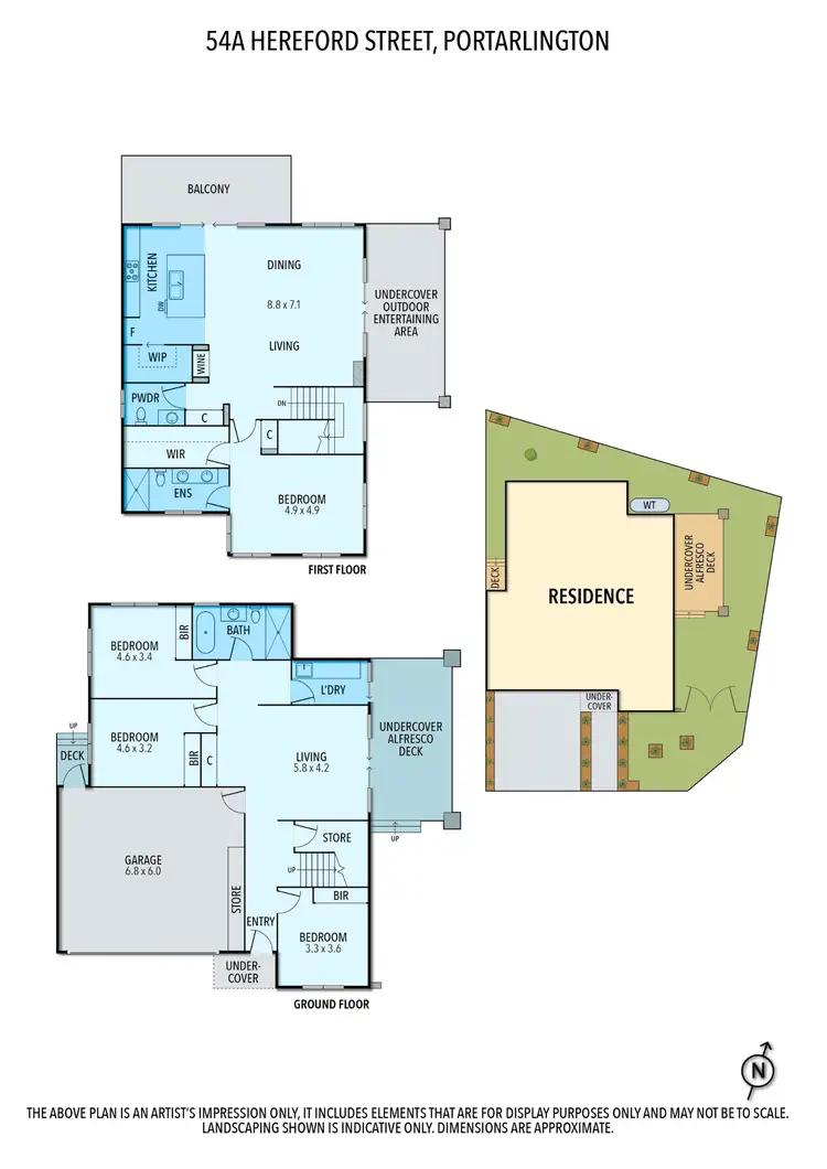 Floorplan of Homely house listing, 54a Hereford Street, Portarlington VIC 3223