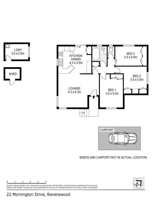 Floorplan of Homely house listing, 22 Mornington Drive, Ravenswood TAS 7250
