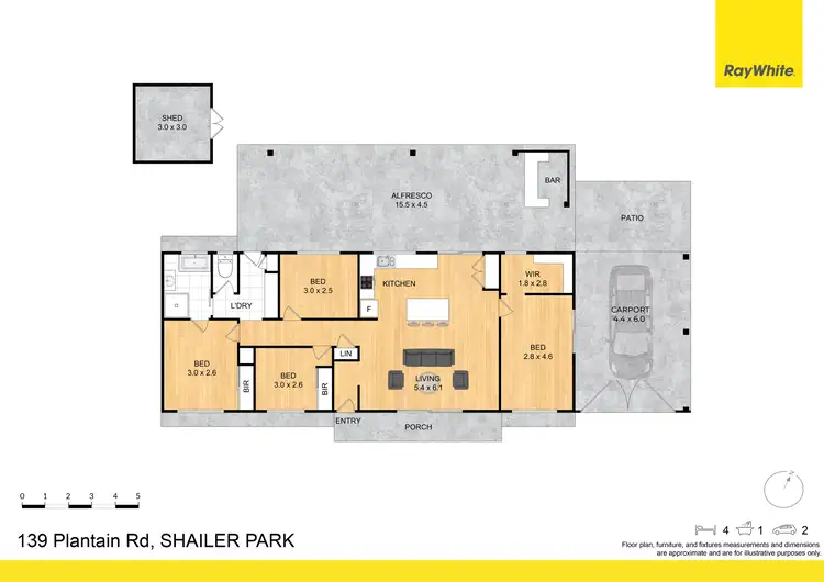 Floorplan of Homely house listing, 139 Plantain Road, Shailer Park QLD 4128