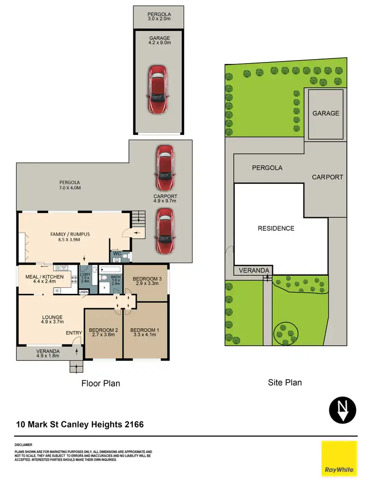 Floorplan of Homely house listing, 10 Mark Street, Canley Heights NSW 2166