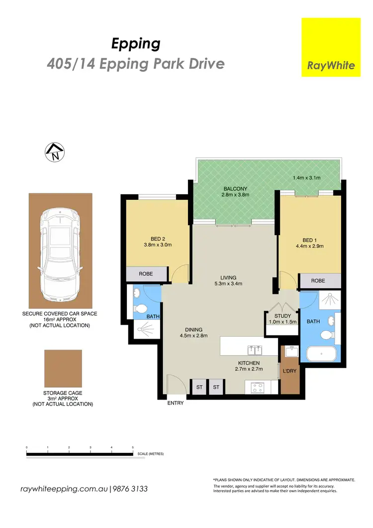 Floorplan of Homely apartment listing, 405/14 Epping Park Drive, Epping NSW 2121