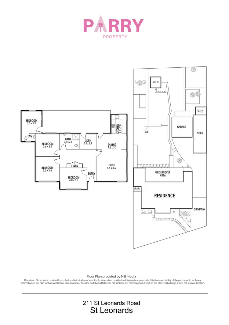 Floorplan of Homely house listing, 211 St Leonards Road, St Leonards TAS 7250