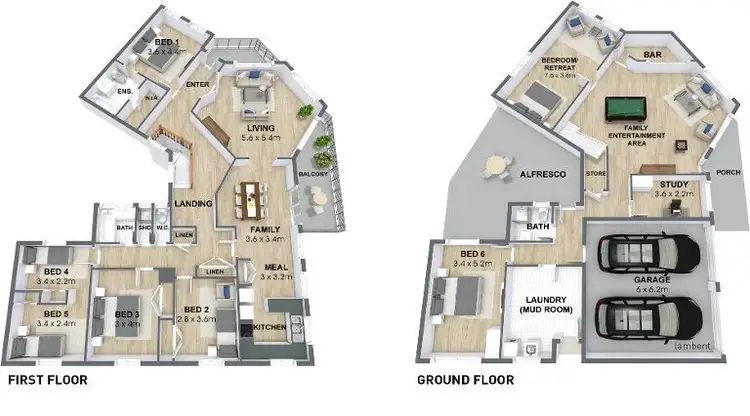 Floorplan of Homely rural property listing, 35 Oswald Avenue, Lara VIC 3212