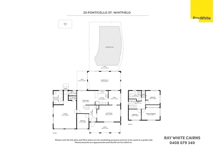 Floorplan of Homely house listing, 23 Ponticello Street, Whitfield QLD 4870