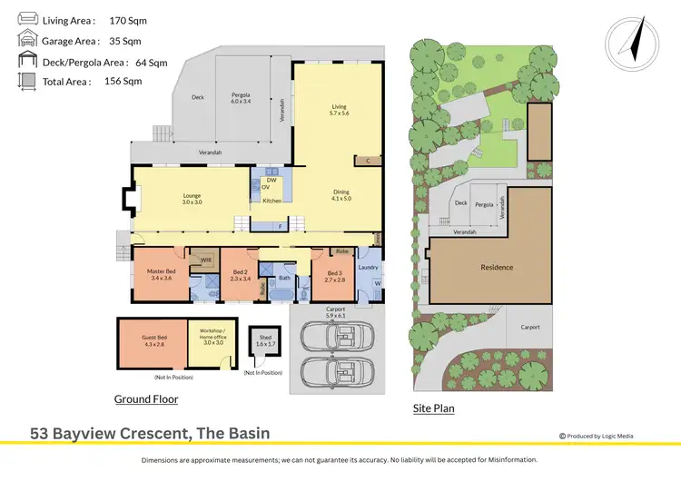 Floorplan of Homely house listing, 53 Bayview Crescent, The Basin VIC 3154