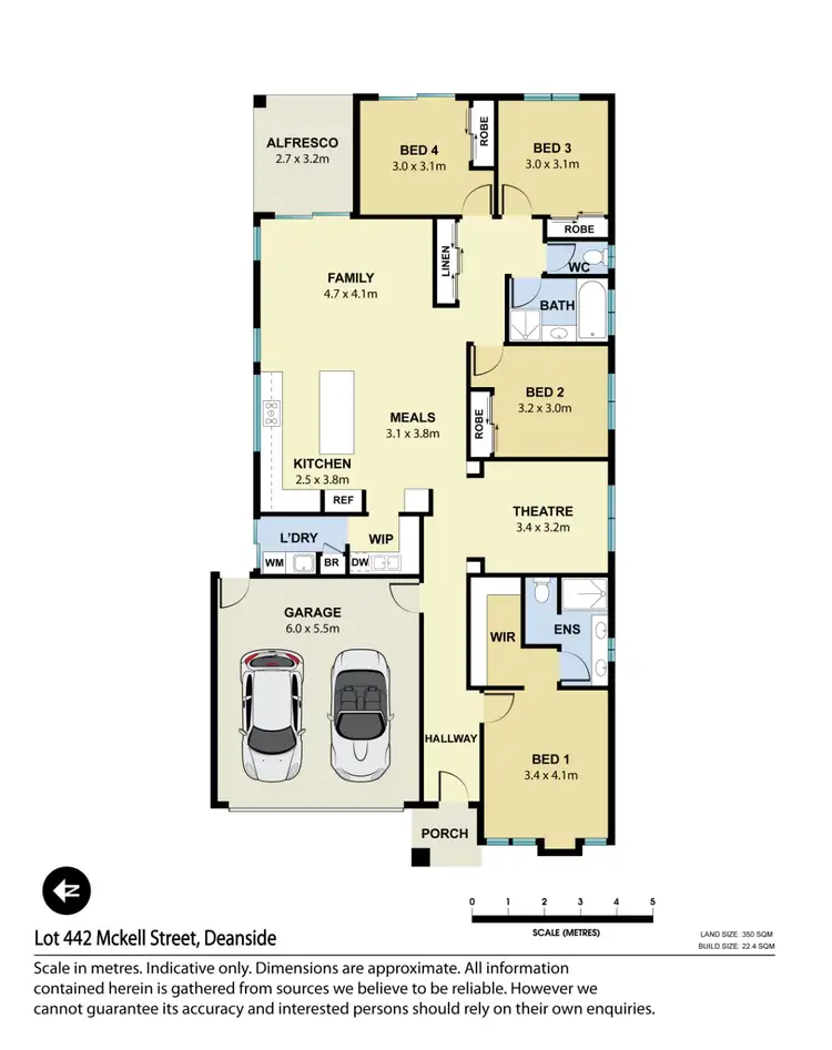 Floorplan of Homely house listing, 13 Mckell Street, Deanside VIC 3336