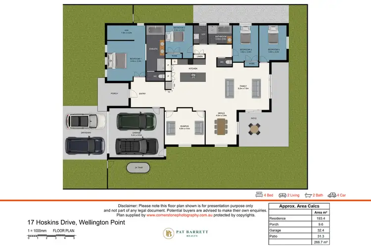 Floorplan of Homely house listing, 17 Hoskins Drive, Wellington Point QLD 4160