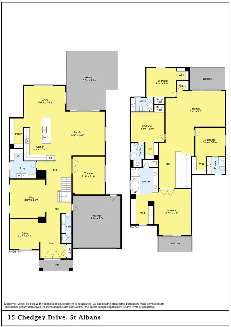 Floorplan of Homely house listing, 15 Chedgey Drive, St Albans VIC 3021