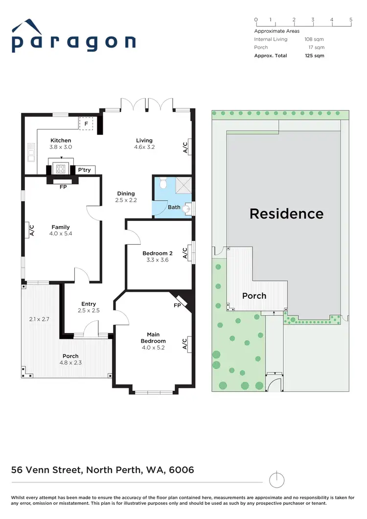 Floorplan of Homely house listing, 56 Venn Street, North Perth WA 6006