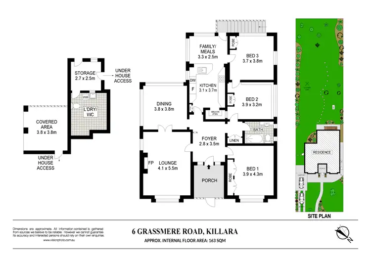 Floorplan of Homely house listing, 6 Grassmere Road, Killara NSW 2071