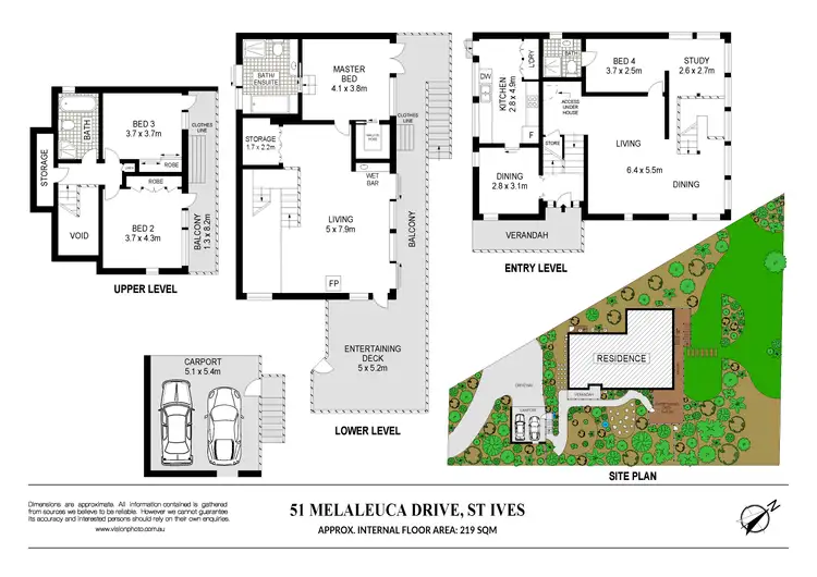 Floorplan of Homely house listing, 51 Melaleuca Drive, St Ives NSW 2075