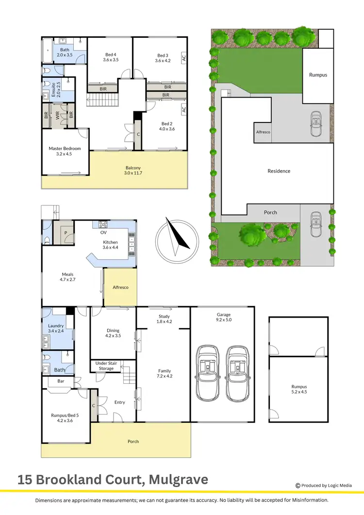 Floorplan of Homely house listing, 15 Brookland Court, Mulgrave VIC 3170