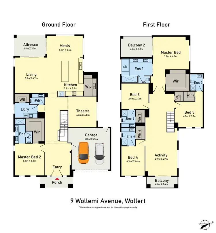 Floorplan of Homely house listing, 9 Wollemi Avenue, Wollert VIC 3750