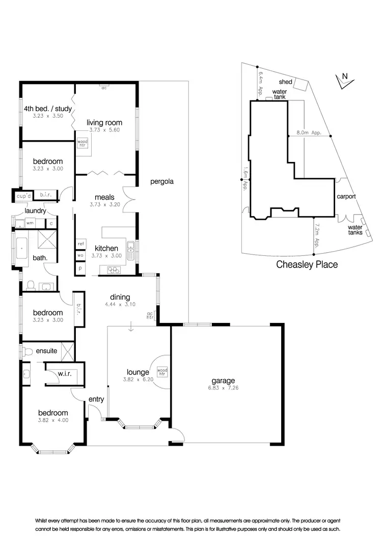 Floorplan of Homely house listing, 13 Cheasley Place, Altona Meadows VIC 3028
