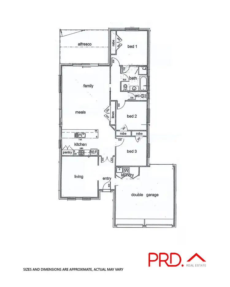 Floorplan of Homely house listing, 8 Ella-Mae Court, Red Cliffs VIC 3496