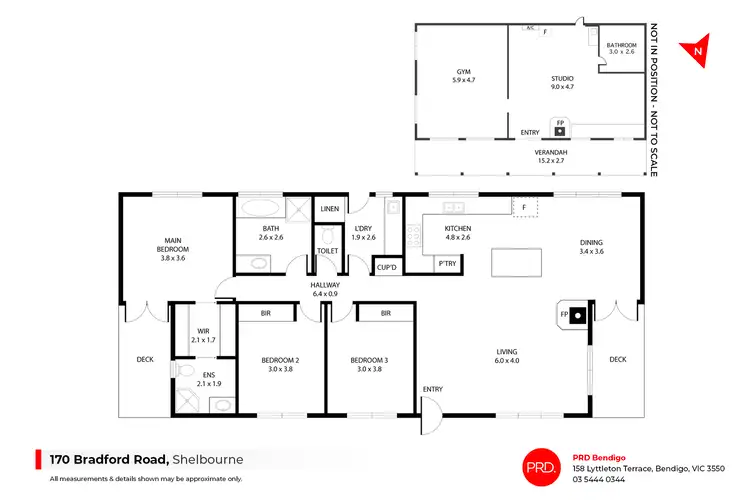 Floorplan of Homely house listing, 170 Bradford Road, Shelbourne VIC 3515