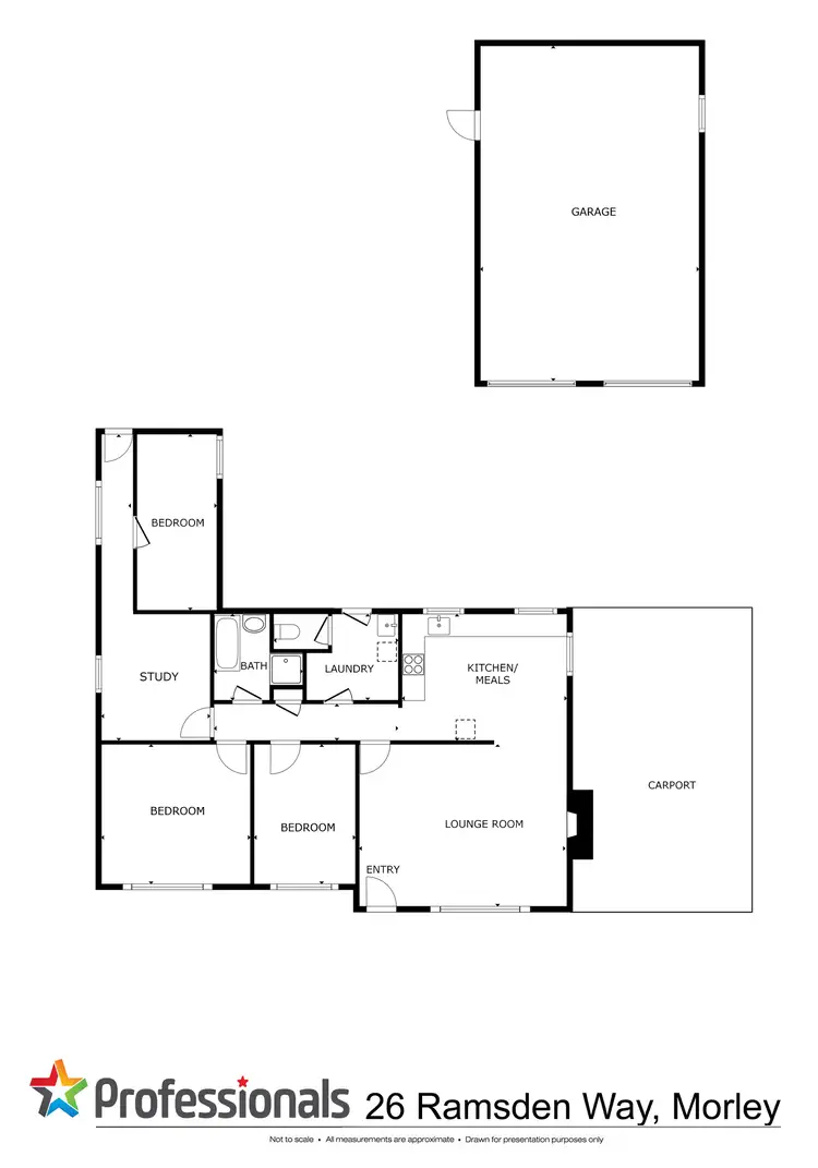 Floorplan of Homely house listing, 26 Ramsden Way, Morley WA 6062