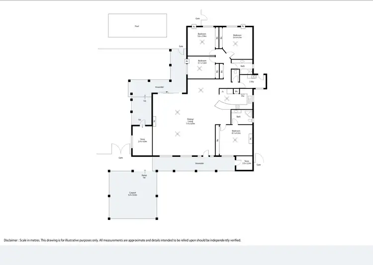 Floorplan of Homely house listing, 4 Greenshank Drive, Djugun WA 6725