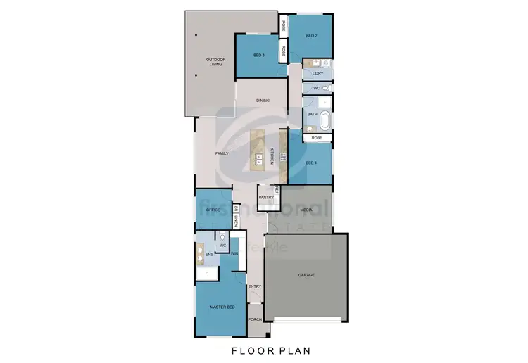 Floorplan of Homely house listing, 42 Jubilant Way, Palmview QLD 4553