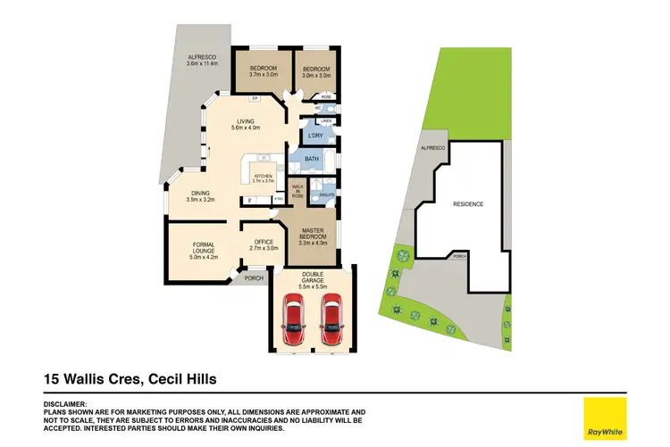 Floorplan of Homely house listing, 15 Wallis Crescent, Cecil Hills NSW 2171