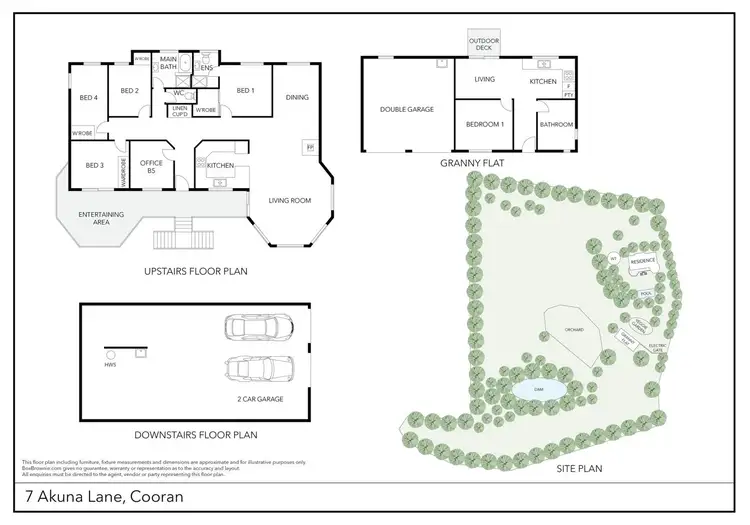 Floorplan of Homely house listing, 7 Akuna Lane, Cooran QLD 4569