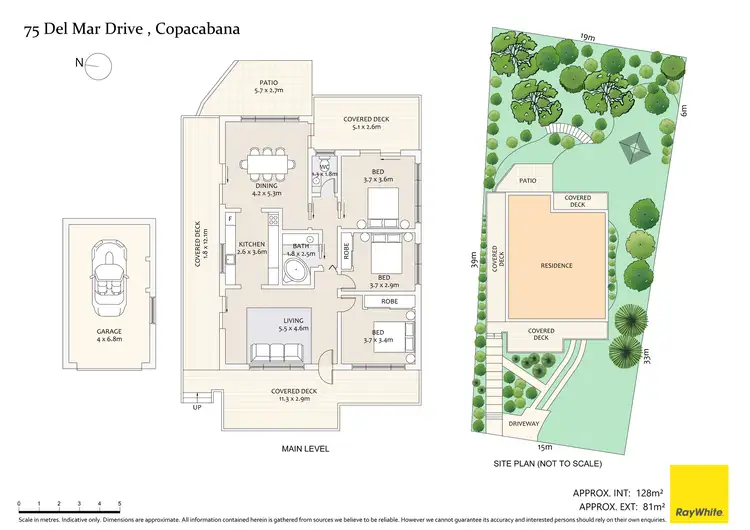 Floorplan of Homely house listing, 75 Del Mar Drive, Copacabana NSW 2251