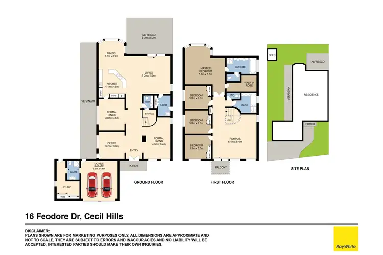 Floorplan of Homely house listing, 16 Feodore Drive, Cecil Hills NSW 2171