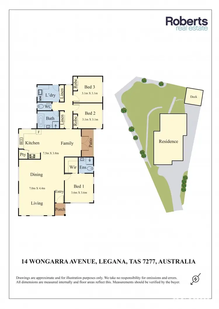 Floorplan of Homely house listing, 14 Wongarra Avenue, Legana TAS 7277