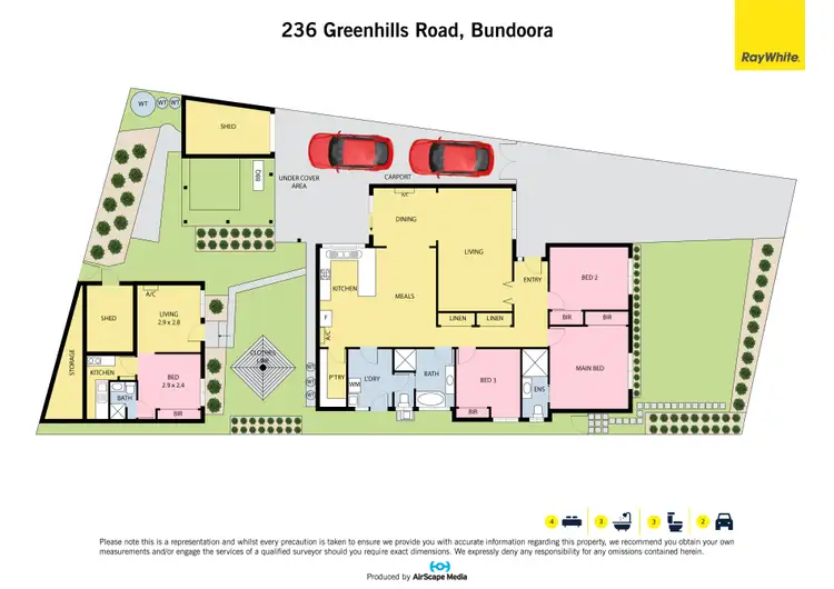 Floorplan of Homely house listing, 236 Greenhills Road, Bundoora VIC 3083
