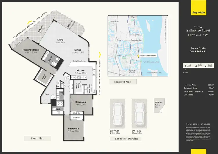 Floorplan of Homely apartment listing, 79/21 Bayview Street, Runaway Bay QLD 4216
