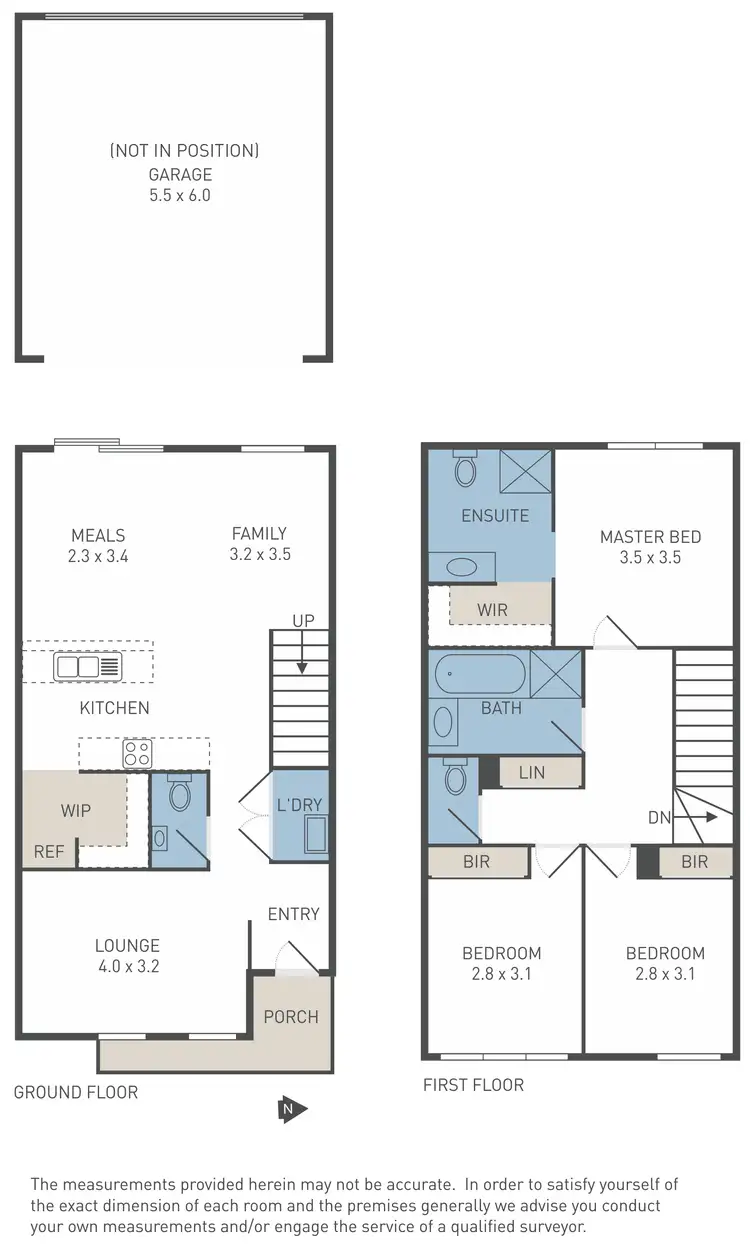Floorplan of Homely townhouse listing, 12 Altezze Drive, Truganina VIC 3029