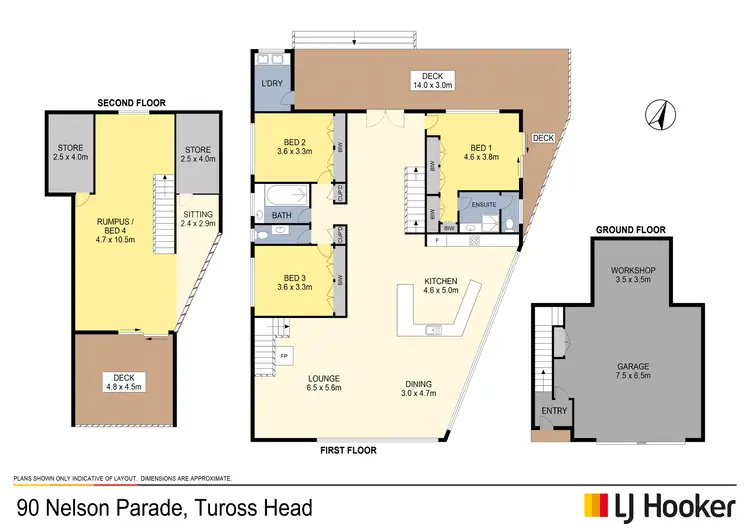 Floorplan of Homely house listing, 90 Nelson Parade, Tuross Head NSW 2537