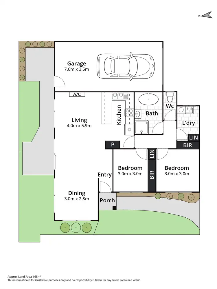 Floorplan of Homely unit listing, 1/33 Shiraz Drive, Waurn Ponds VIC 3216