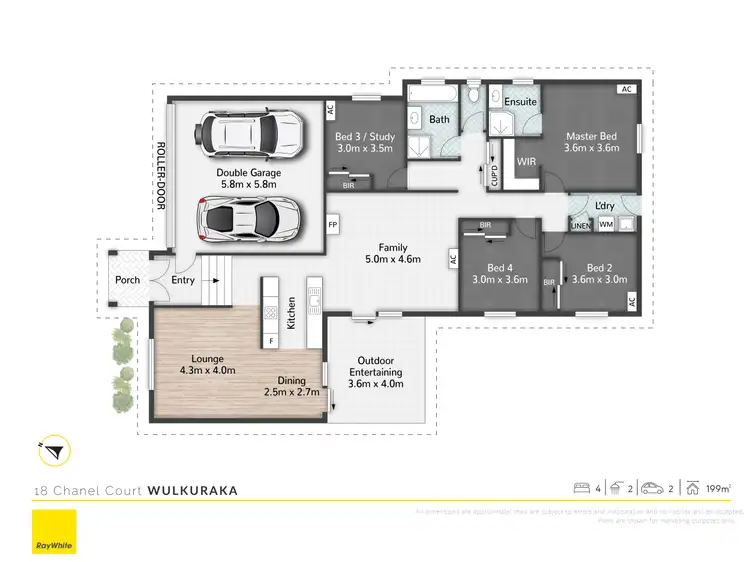 Floorplan of Homely house listing, 18 Chanel Court, Wulkuraka QLD 4305