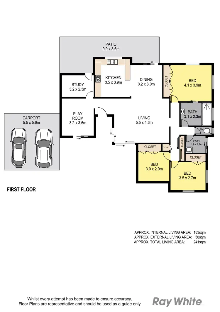 Floorplan of Homely house listing, 3 Hilldale Crescent, Morayfield QLD 4506