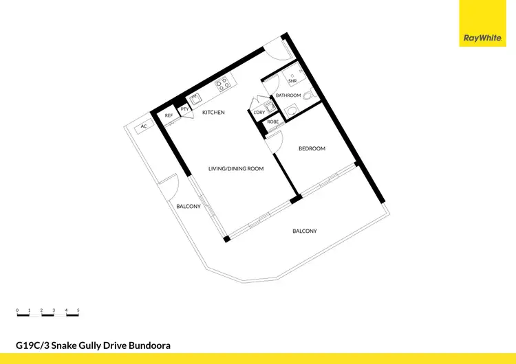 Floorplan of Homely apartment listing, G19c/3 Snake Gully Drive, Bundoora VIC 3083
