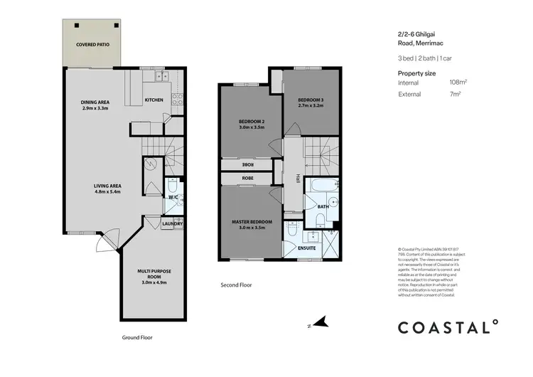 Floorplan of Homely unit listing, 2/2-6 Ghilgai Road, Merrimac QLD 4226