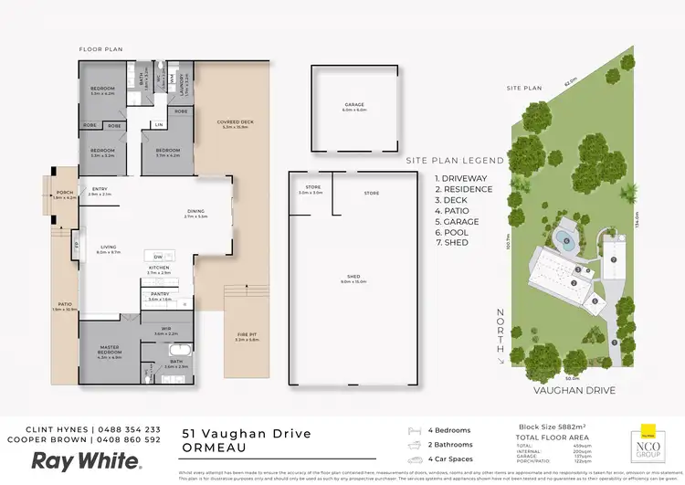 Floorplan of Homely rural property listing, 51 Vaughan Drive, Ormeau QLD 4208