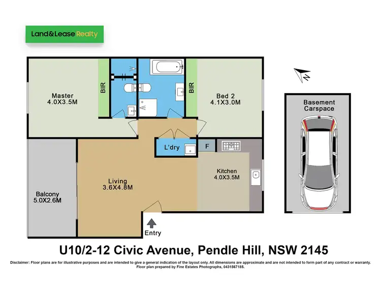 Floorplan of Homely apartment listing, 10/2-12 Civic Avenue, Pendle Hill NSW 2145