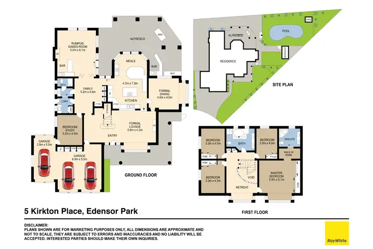 Floorplan of Homely house listing, 5 Kirkton Place, Edensor Park NSW 2176